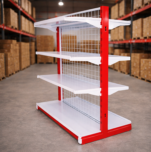 Produk Rak Gondola Minimarket banjarmasin Tipe Rak Double